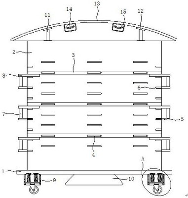 五金交电与水暖器材用可调高度货物架的设计与应用